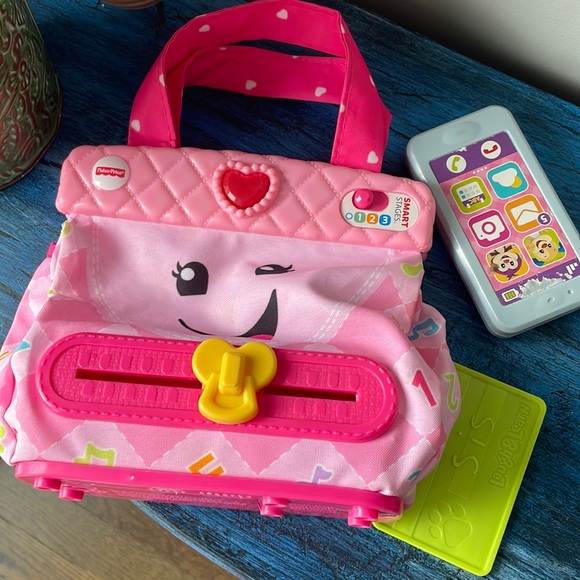 Fisher-Price Smart Purse Learning Toy with Lights, Smart Stages Educatio… - Picture 3 of 5